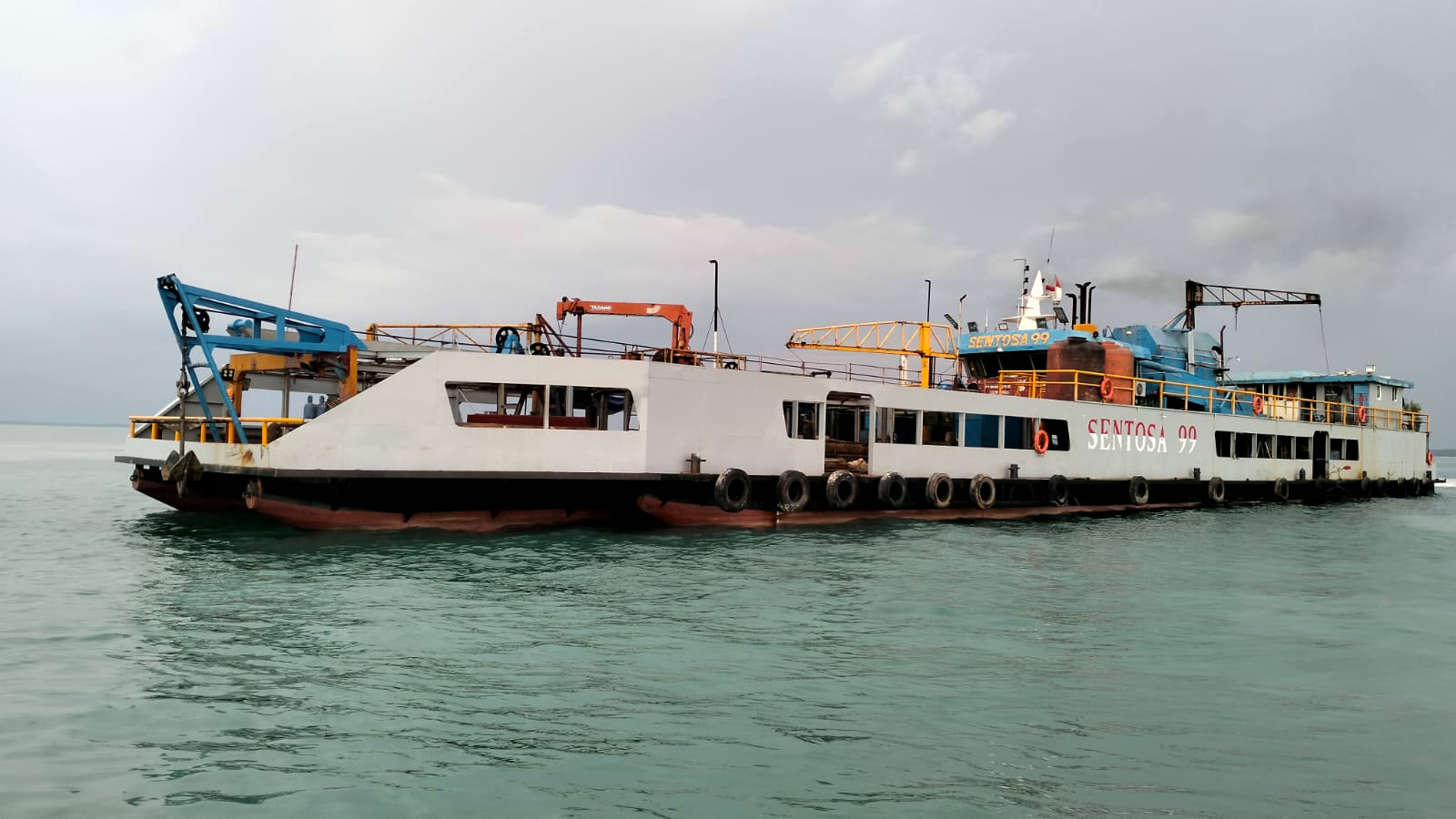 KIP Sentosa 99 di laut, perairan Bangka